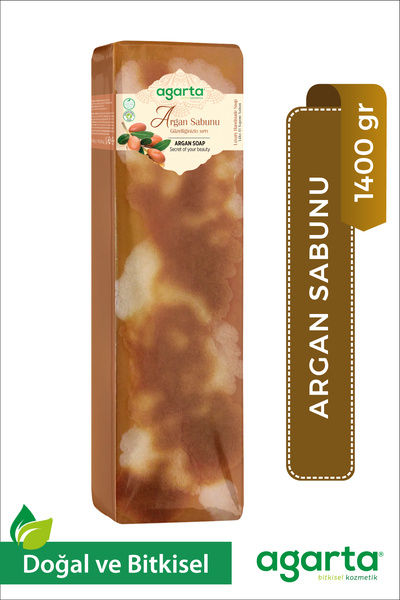 Agarta Argan Yağlı El Yapımı Blok Sabun Doğal 1400 gr