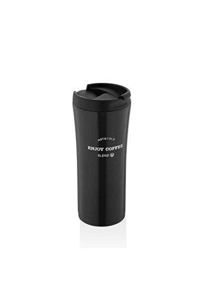 KORKMAZ A638-04 Freedoom Colours Kahve Bardağı Siyah