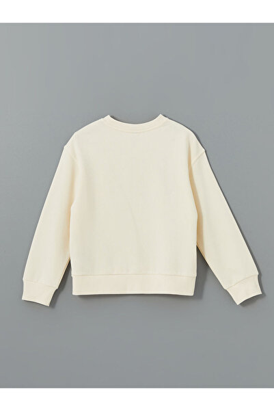 LC Waikiki Детска дебела суитшърт с велосипедна яка за момичета - W4L416Z4