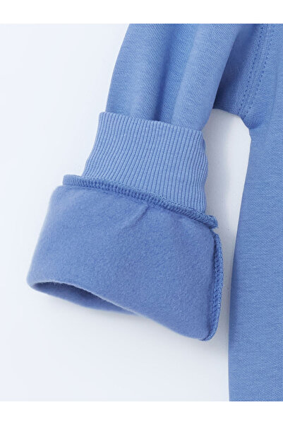 LC Waikiki Lilac Crew Neck Girl's Thick Sweatshirt