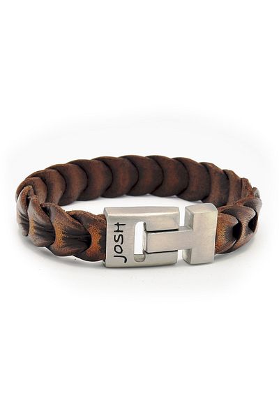 Josh Braun Armband 50046-BRA-S/COGNAC/L-1