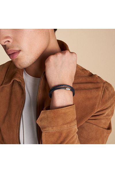 Fossil Jewelry Herren Armband Blau Jf04703998