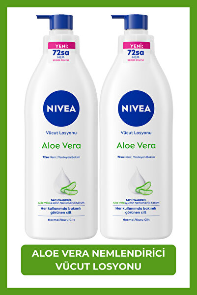 NIVEA Deeply Moisturizing Serum Body Lotion with Pleasant Smell and Aloe Vera...