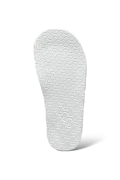 Liger Embroidery Detailed Women's House Slippers - Dowry Bundle, Valentine's Day White - Red