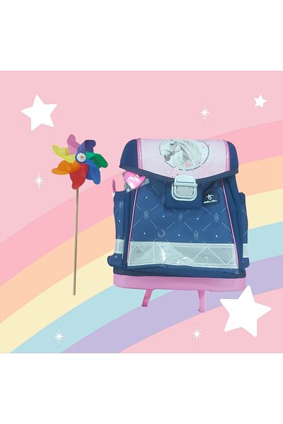 Belmil Classy Amazing Horses with School Bag and Wind Vane Gift