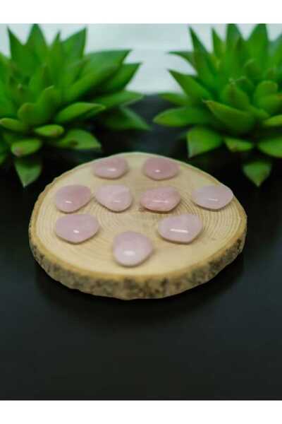 The Magıc of Healıng Pembe Kuvars Doğal Taş Kalp ( 3- 3,5 cm)