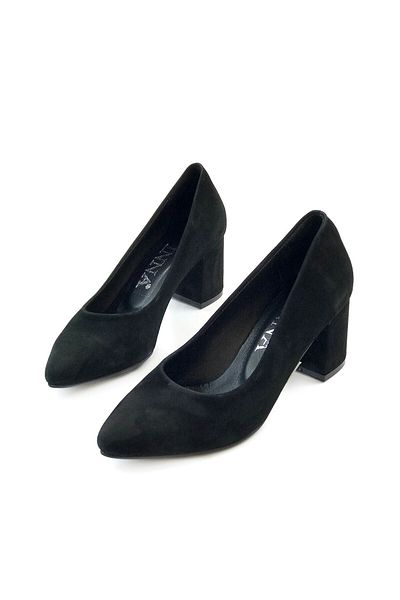 İNNA Boras Inna Women's Genuine Leather Heeled Shoes