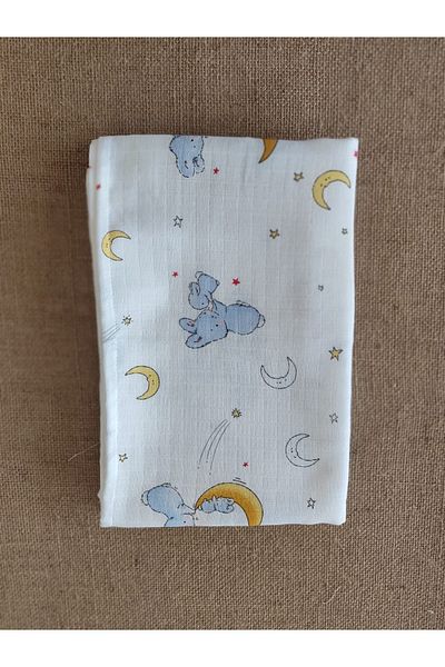 Alpıno Newborn 100% Cotton 85cm Muslin Blanket - Baby Blanket & Cloth