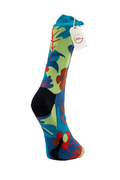 MUK COLLECTİON Мъжки чорапи до глезена с райета