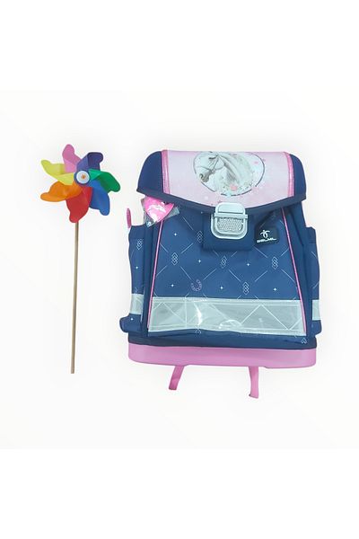 Belmil Classy Amazing Horses with School Bag and Wind Vane Gift