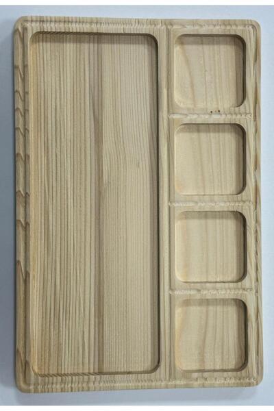 FASTWOOD Wooden Spruce Orchid Presentation/Snack Plate