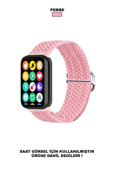 CONOCER ساعة Xiaomi Redmi Watch 4-5 / Mi Band 8 Pro المتوافقة مع حزام الحبل المنسوج من القش