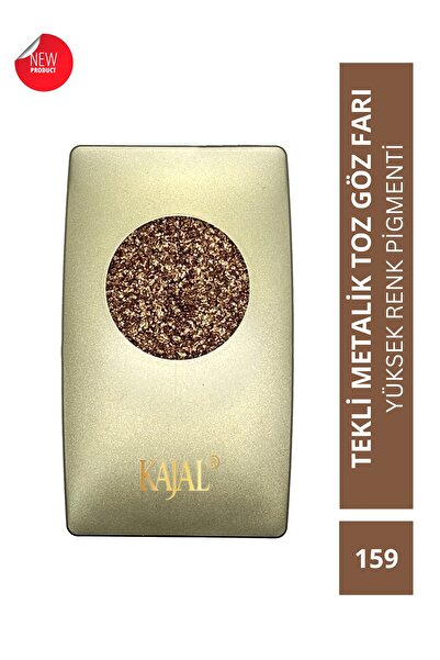 KAJAL Metalik Bronz, Işıltılı Toz Göz Farı -metallic Bronze Eyeshadow No:159