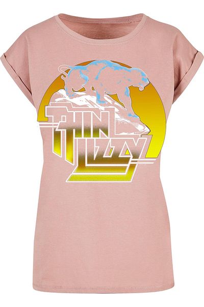 Merchcode Ladies Thin Lizzy - Tl Panther Extended Shoulder Tee