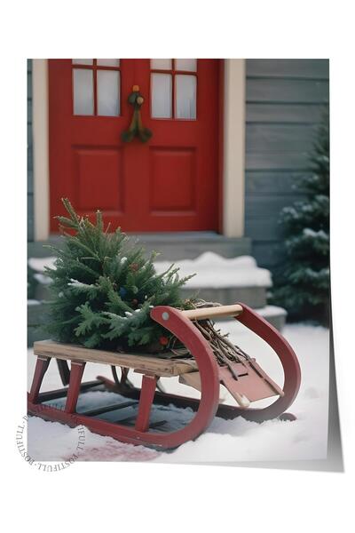 Postifull Χριστουγεννιάτικη αφίσα χωρίς πλαίσιο, Χριστουγεννιάτικη διακόσμηση...