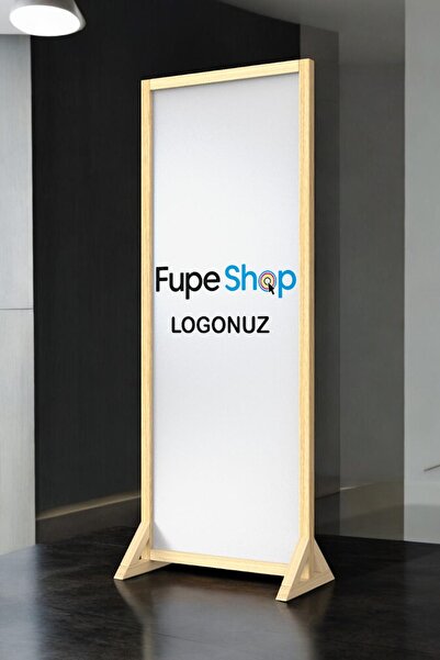 Fupe Shop Doğal Ahşap Ayaklı Kişiye Özel Paravan Seperatör Oda Bölme FP-224155