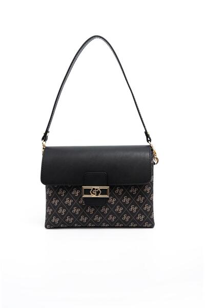 Silver Polo Füme - Siyah SP1101 Kadın Omuz Çantası