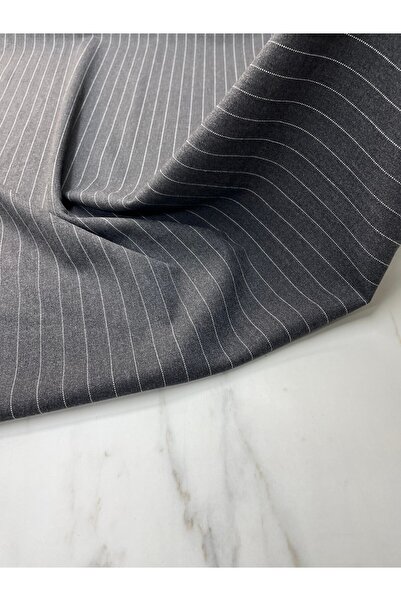 ipekkumaş Gri Çizgili Elbiselik Pantolonluk Poliviskon Kumaş Ürünümüz Adet Olarak Satılır 1 Adet 1 Metre