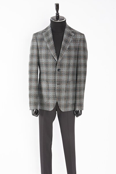 HC MEN CLASSIC Ekose Casual Ceket