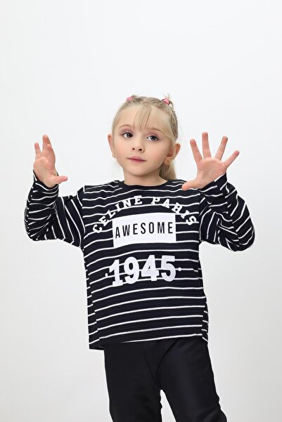 mini kanka Mini Kanka Line Detaliat cu mânecă lungă Crop Model 3-15 ani Hanor...