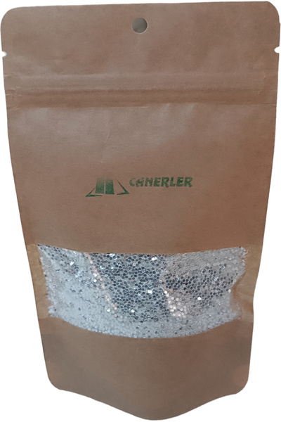 CANERLER Kozmetik Glitter Gelinlik Simi 100gr Beyaz Nailart, Vücud Epoksi Tekstil Süsleme Toz Sim
