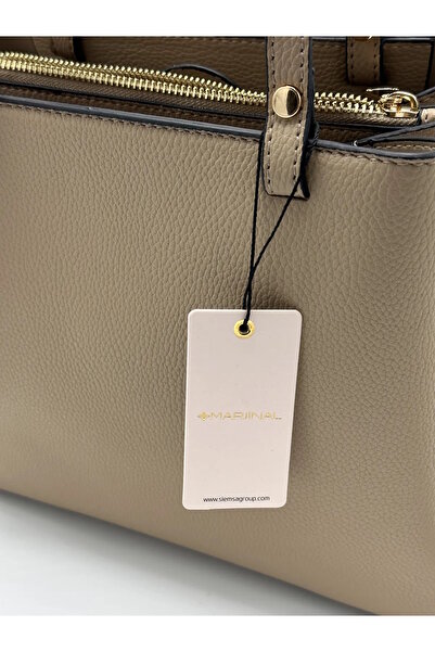 Marjinal Üç Bölmeli Klasik El Ve Omuz Kadın Çantası