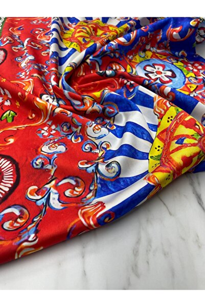 ipekkumaş Osmanlı Desen Elbiselik Gömleklik Tivil Saten Kumaş Ürünümüz Adet Olarak Satılır 1 Adet 1 Metre