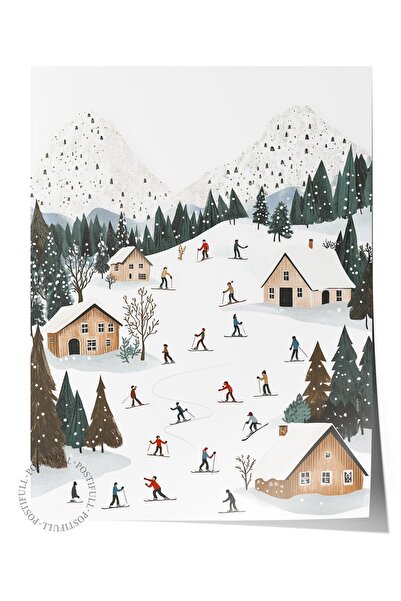 Postifull Çerçevesiz Poster, Duvar Posteri, HD Kalite Comfort Serisi, Yılbaşı...