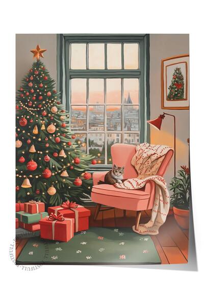 Postifull Çerçevesiz Poster, Duvar Posteri, HD Kalite Comfort Serisi, Yılbaşı...