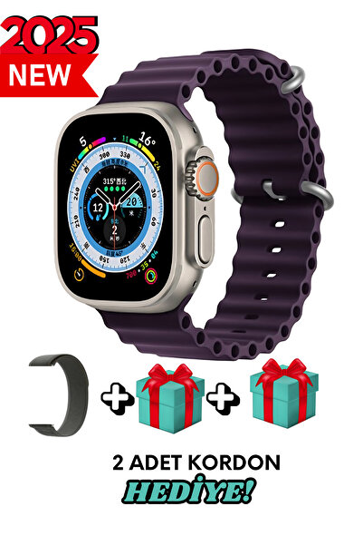 Bunnys Poco M3 Uyumlu Akıllı Saat Watch ULTRA2 49MM Kordon Hediyeli - Son Ver...