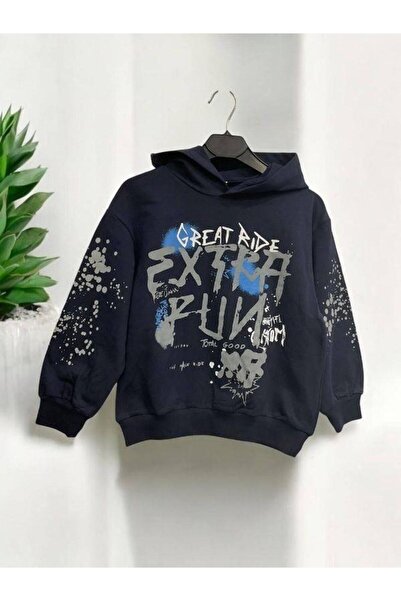 Zekids Φούτερ με κουκούλα από βαμβακερό μεσαίο πάχος για αγόρι