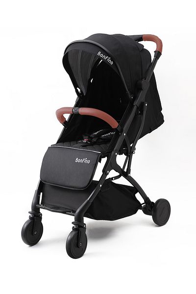 Bonfino Bonfino Runway Cabin Stroller with 5 Point Safety Harness - Copper & Black