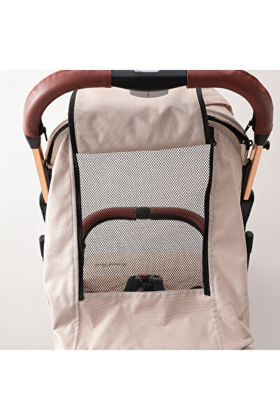Bonfino Bonfino Runway Cabin Stroller with 5 Point Safety Harness - Beige