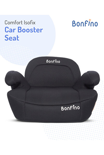 Bonfino مقعد سيارة معزز مريح Isofix مع مسند للظهر، من 6 إلى 12 سنة، 42 × 33 ×...