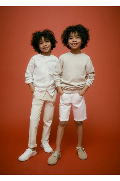 MANGO Kids Pamuklu Bermuda Şort