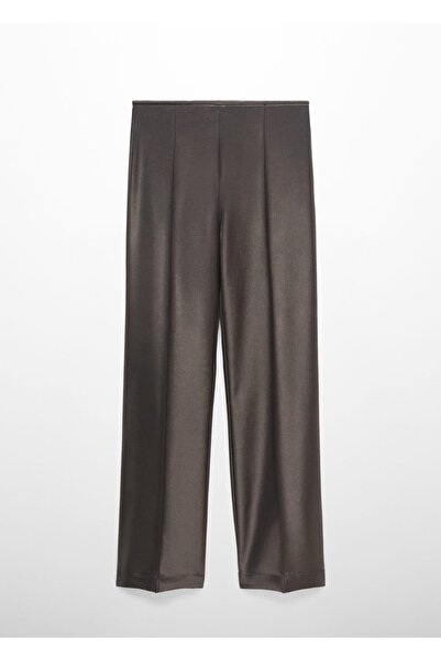 MANGO Woman Metalik Görünümlü Pantolon