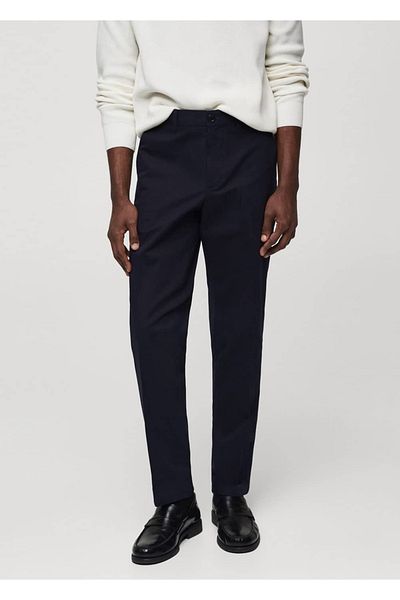 MANGO Man Bavlněné kalhoty Regular Fit