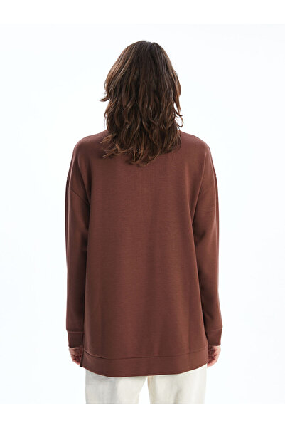 LC Waikiki LCW Dik Yaka Kadın Sweatshirt Tunik