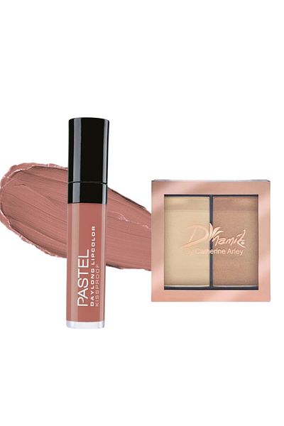 Pastel Daylong Lipcolor - Kissproof 42 Matte Liquid Lipstick and Dynamic Magic Highlighter