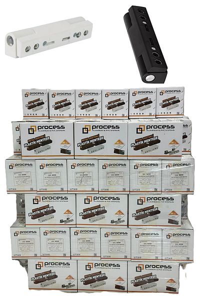 Process White Pvc Plastic Pimapen Door Hinge 90 mm 1 Box (150 Pieces)