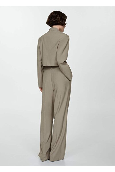 MANGO Woman Cepli kısa ceket