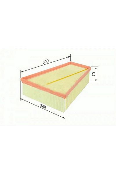 Sardes Air Filter [Ford Galaxy Ii, Mondeo Iv 2007-, S-Max, Volvo S80 Ii, V70 Ii, Xc60, Xc70 Ii] Gnzrz