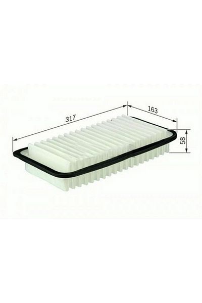 Sardes فلتر هواء (تويوتا يارس 1.4 D-40) GNZRZ