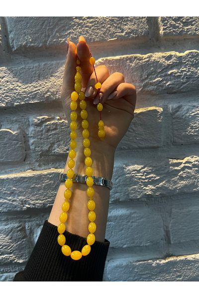 ARURTAKI Men's Gift 33 System Clamping Amber Prayer Beads