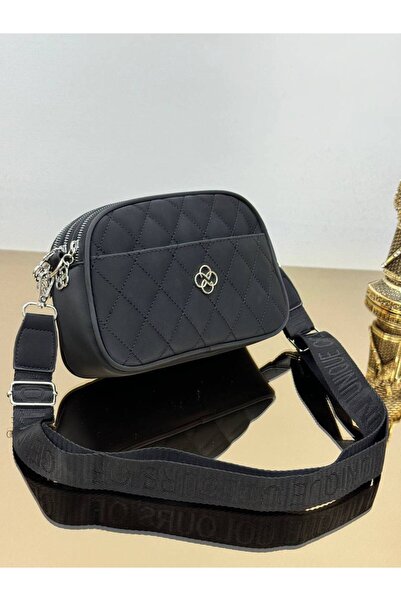 YOGII نموذج كيلوس جلدي عالي الجودة - حقيبة يد وكتف نسائية بأربعة أقسام قابلة ...