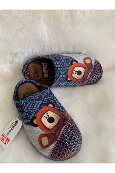 GEZER Χειμερινές γυναικείες παντόφλες εσωτερικού χώρου - μοτίβο γάτας και αρκούδας