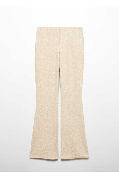 MANGO Woman Flared triko pantolon