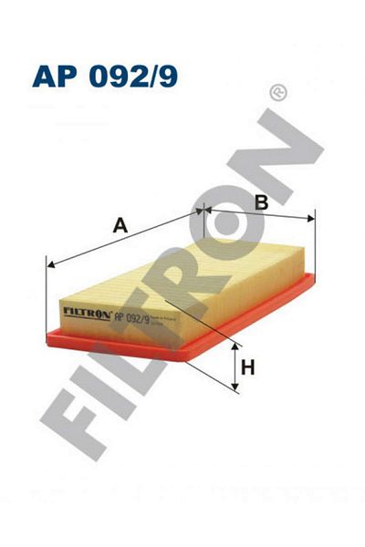 Filtron Air Filter Fiat Fiorino 225 1.4 73Hp 02/08- Gnzrz