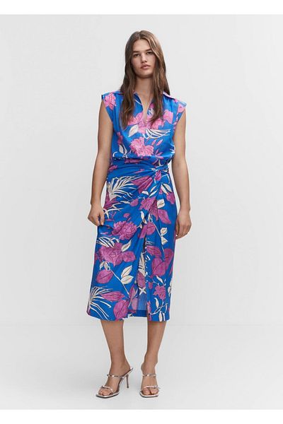 MANGO Woman Cămașă fără mâneci cu model