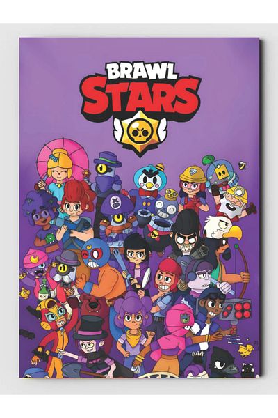 ZNC Carte de colorat Brawl Stars (20 pagini complete) (+1 pagină autocolant)